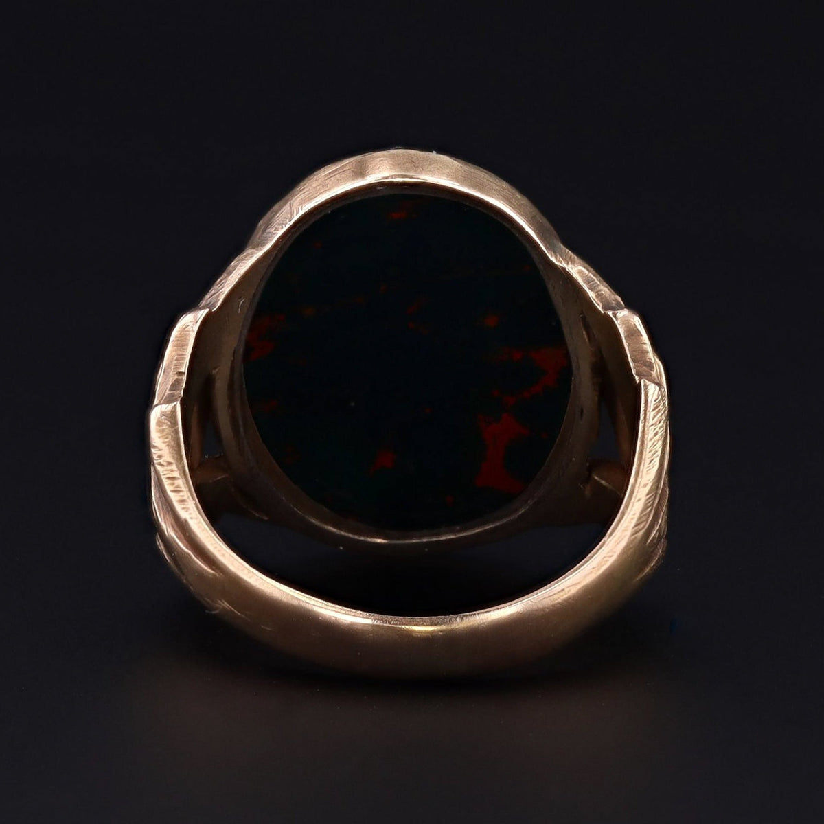 Bloodstone Ring | Antique Bloodstone Ring - Trademark Antiques