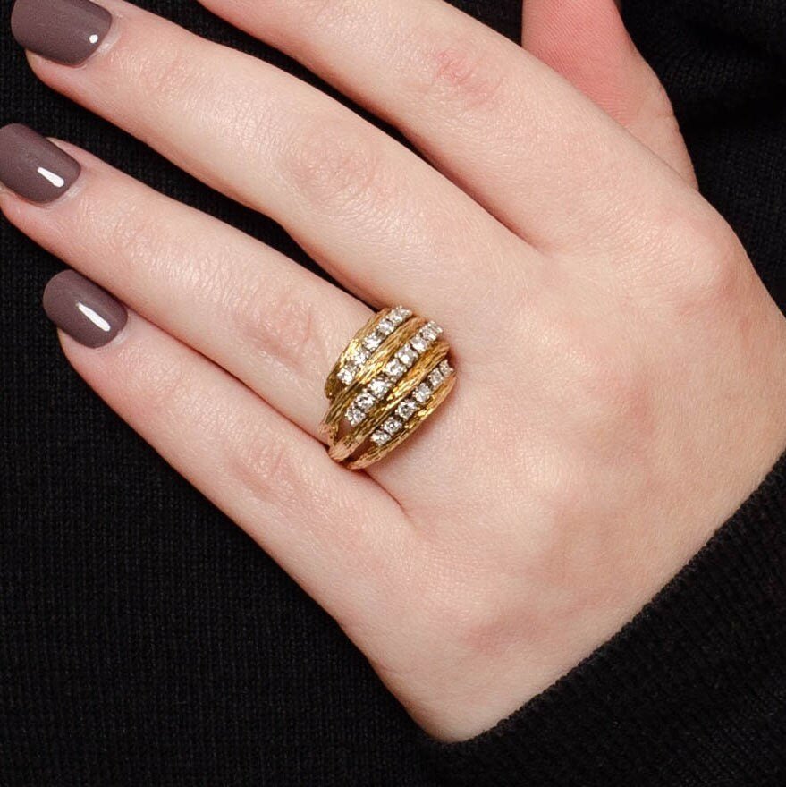 Bombe Ring | Vintage Ring - Trademark Antiques