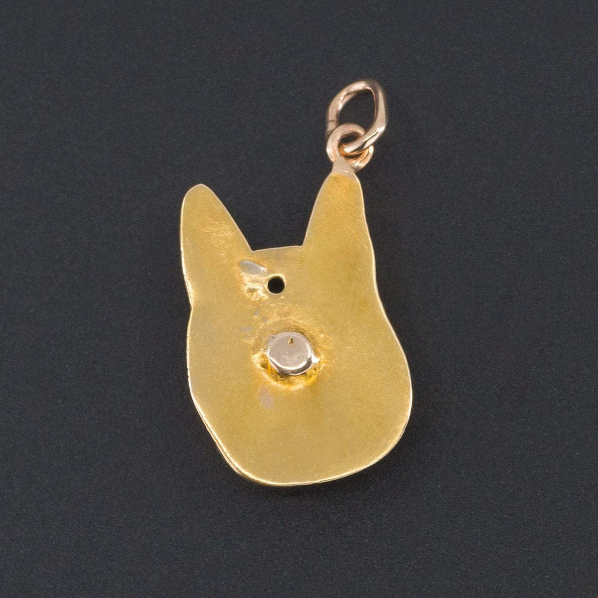 Boston Terrier Charm | 14k Gold Dog Charm - Trademark Antiques