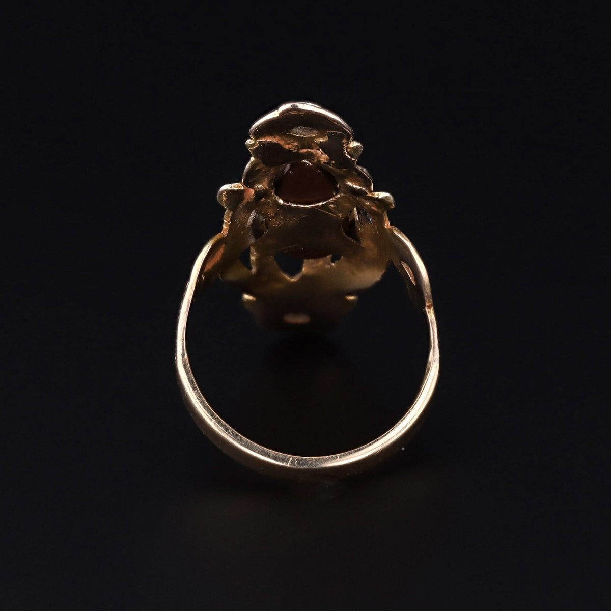 Boulder Opal Ring | 10k Gold Ring - Trademark Antiques