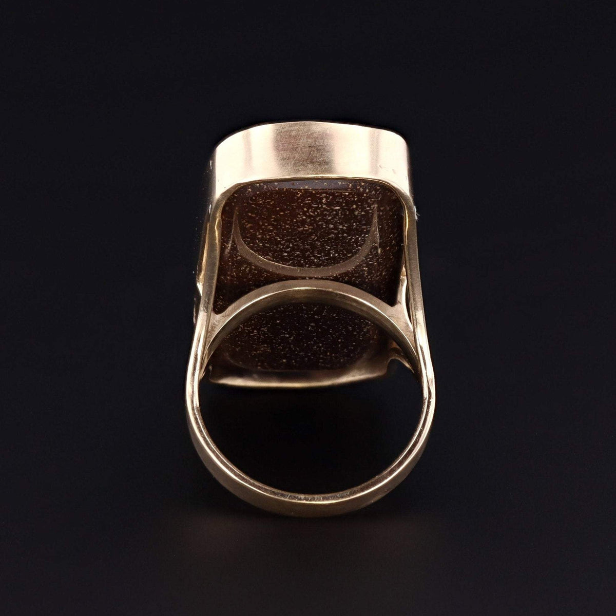 Boulder Opal Ring | 14k Gold Ring - Trademark Antiques
