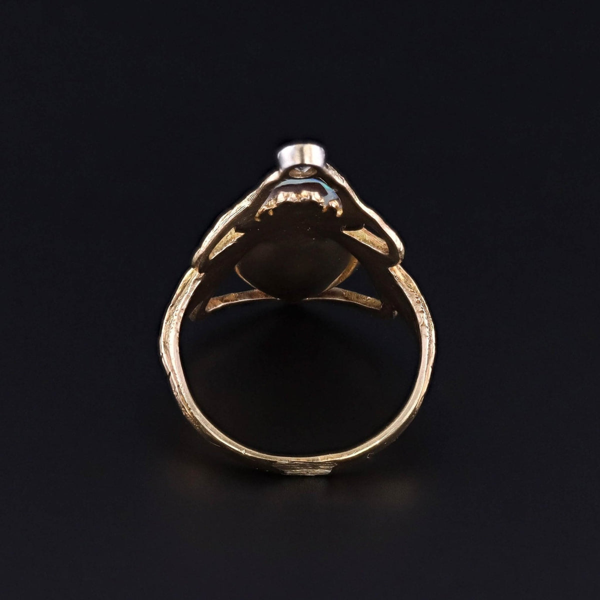 Boulder Opal Spider Ring of 14k Gold - Trademark Antiques