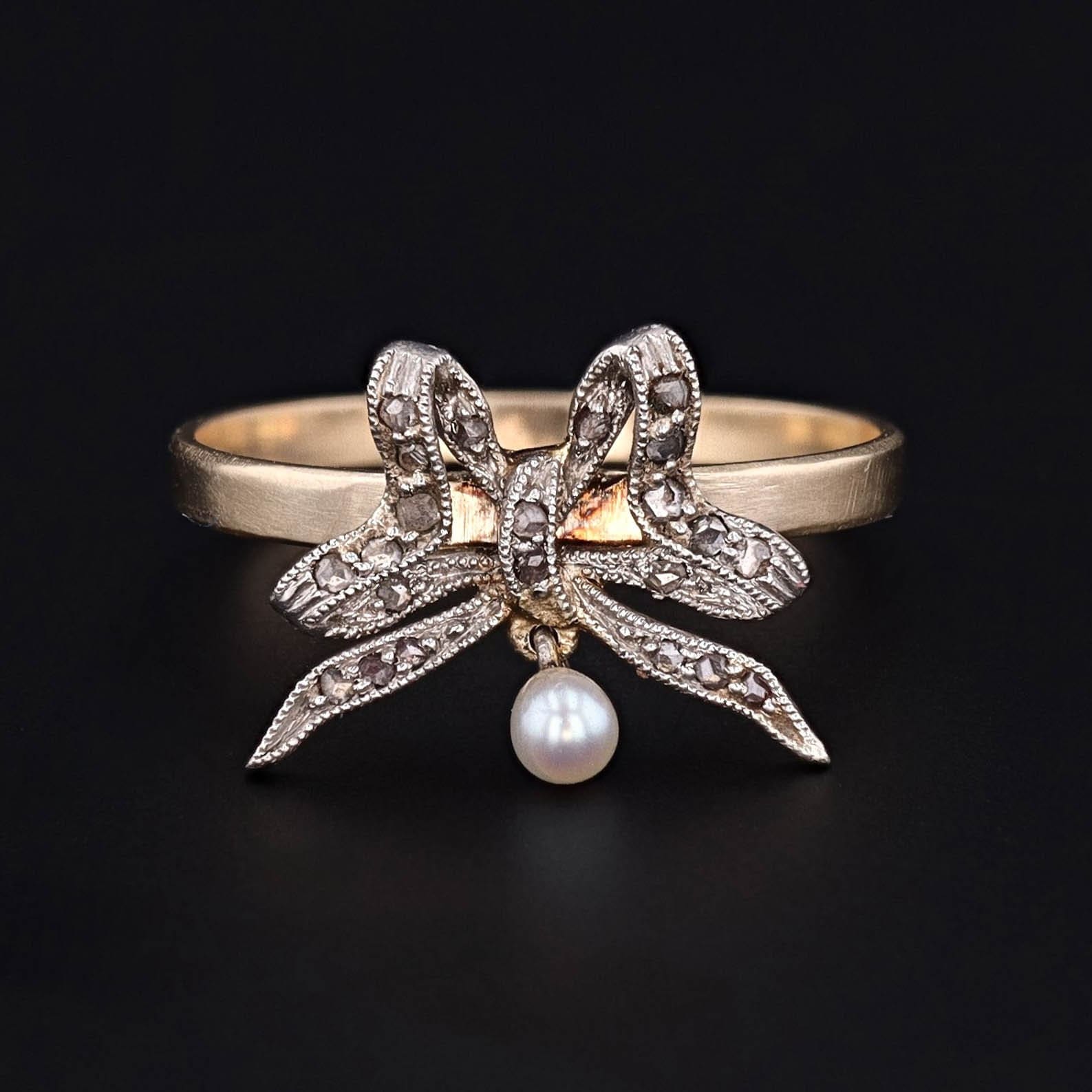 Bow Ring | Ribbon Ring - Trademark Antiques