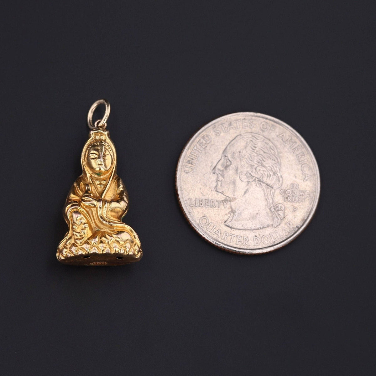 Buddha Pendant | Vintage Charm - Trademark Antiques