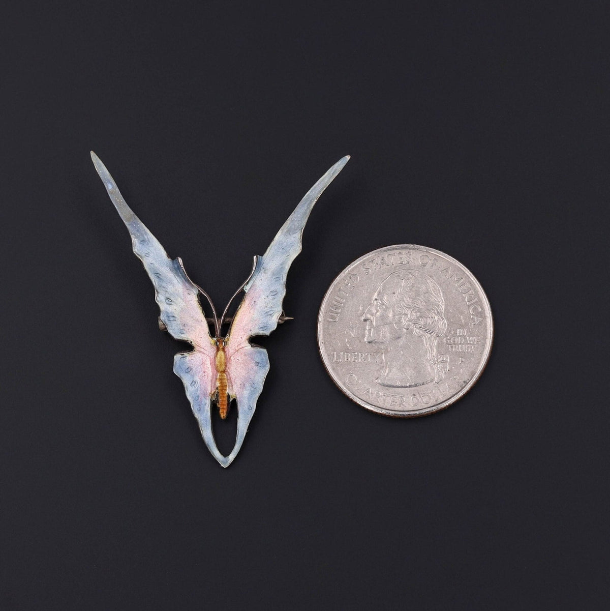 Butterfly Brooch | Antique Brooch - Trademark Antiques