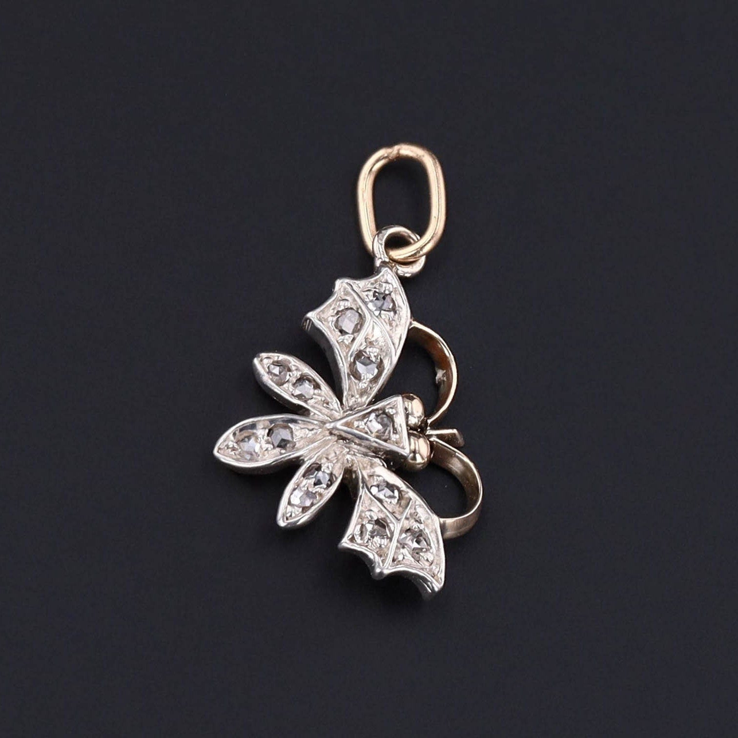 Butterfly Charm | Antique Butterfly Charm - Trademark Antiques