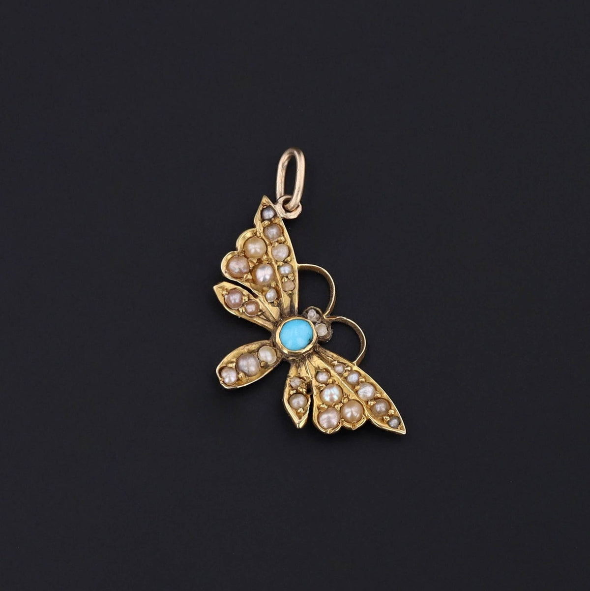 Butterfly Charm | Antique Butterfly Charm or Pendant - Trademark Antiques