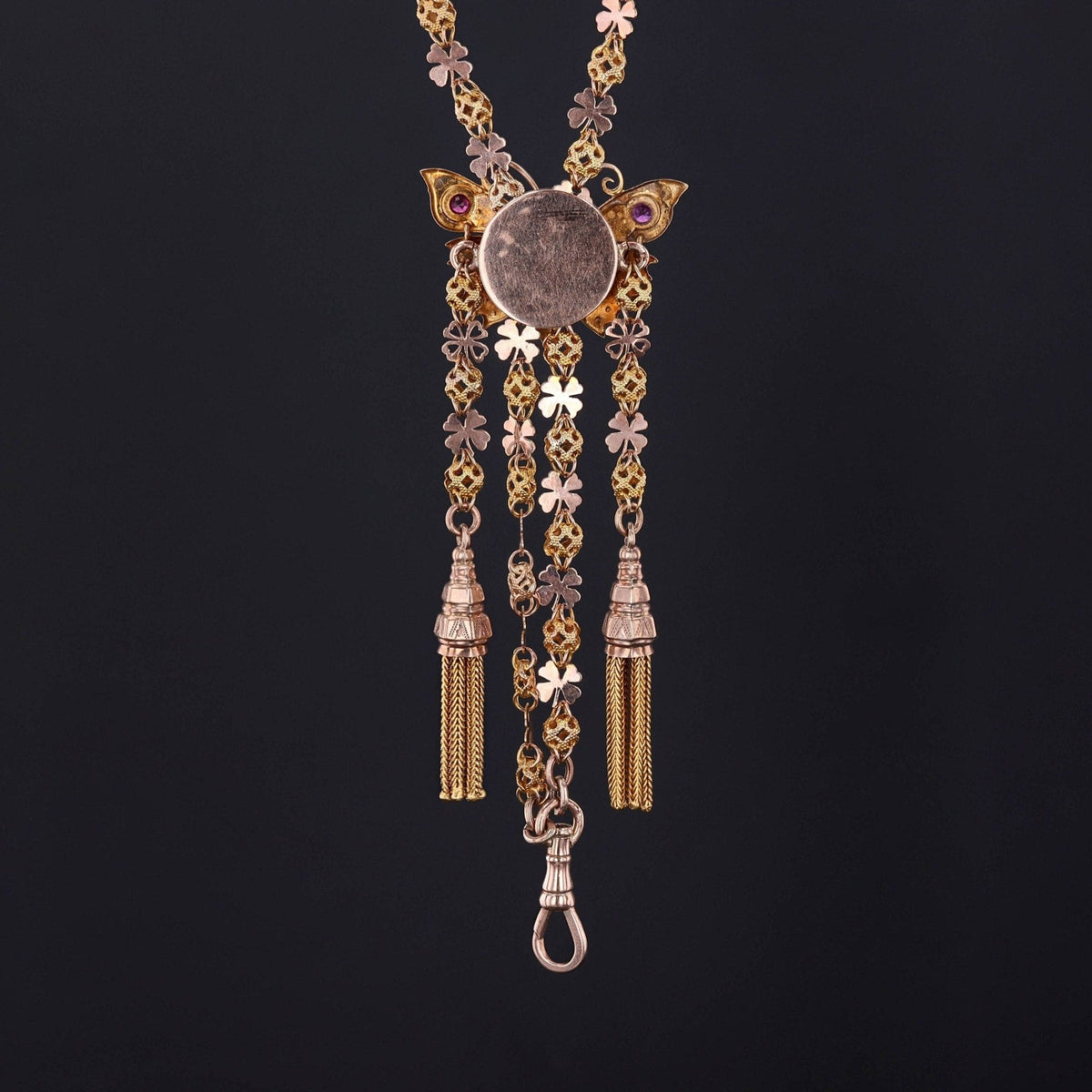 Butterfly Necklace | Slide Chain Necklace - Trademark Antiques