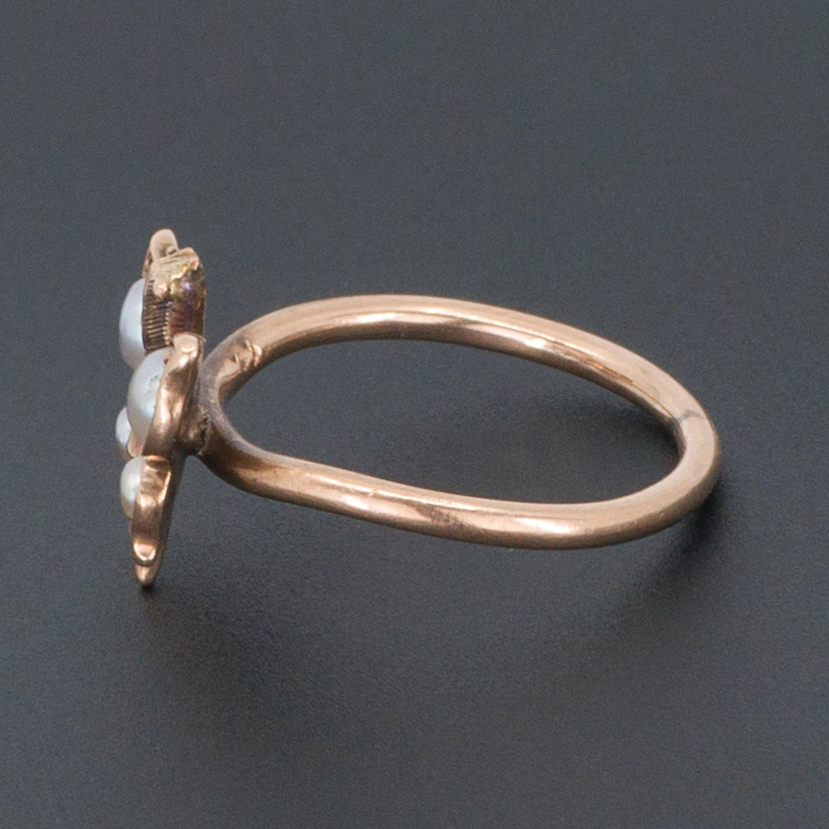 Butterfly Ring | Pearl Ring - Trademark Antiques