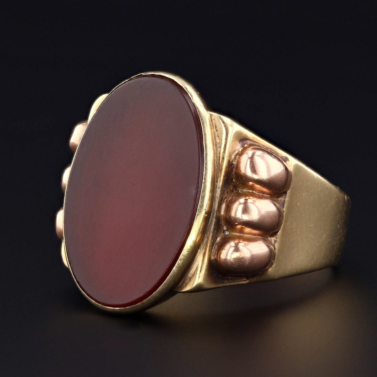 Carnelian Ring | Vintage Carnelian Ring - Trademark Antiques