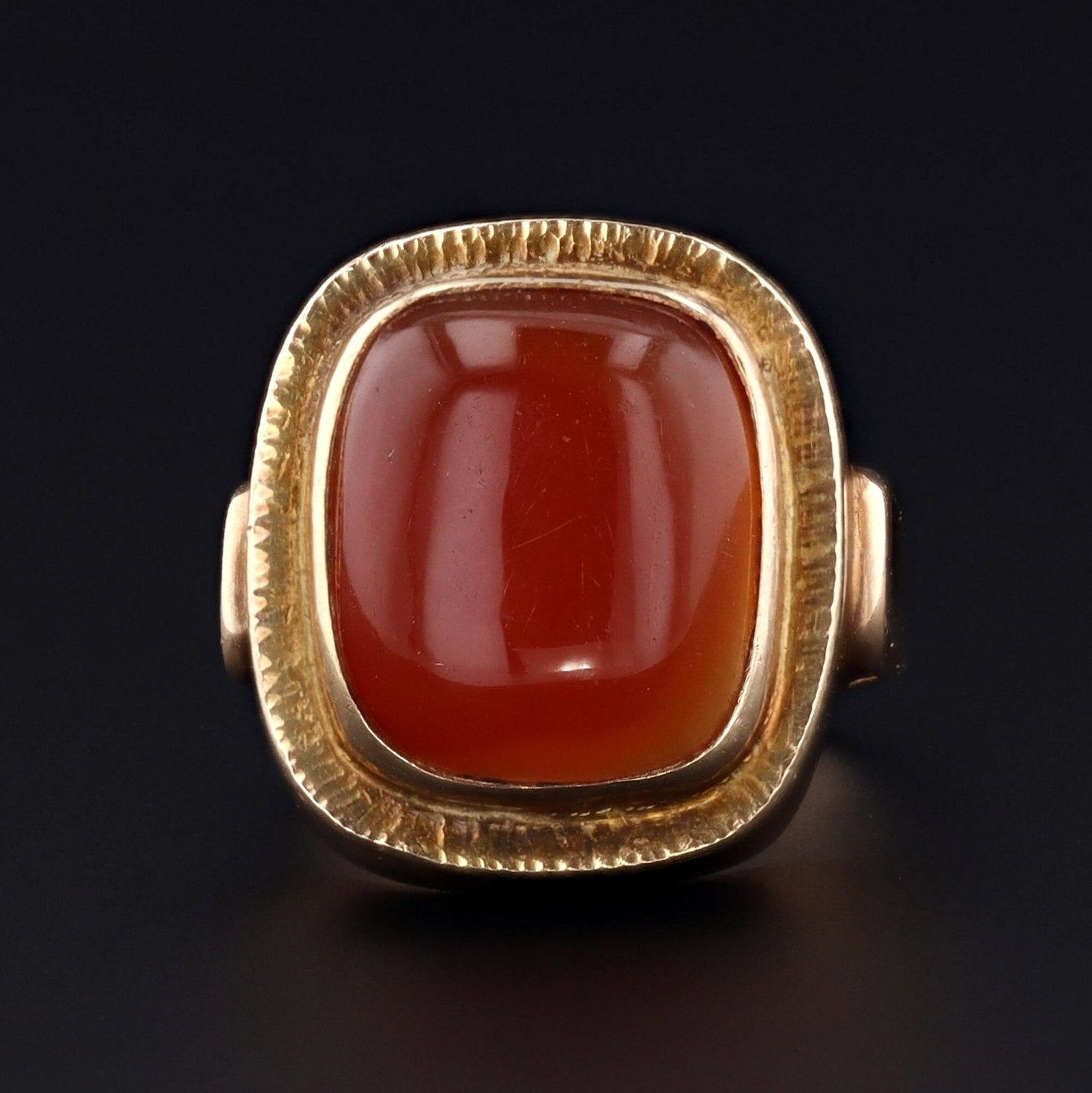 Carnelian Ring | Vintage Carnelian Ring - Trademark Antiques