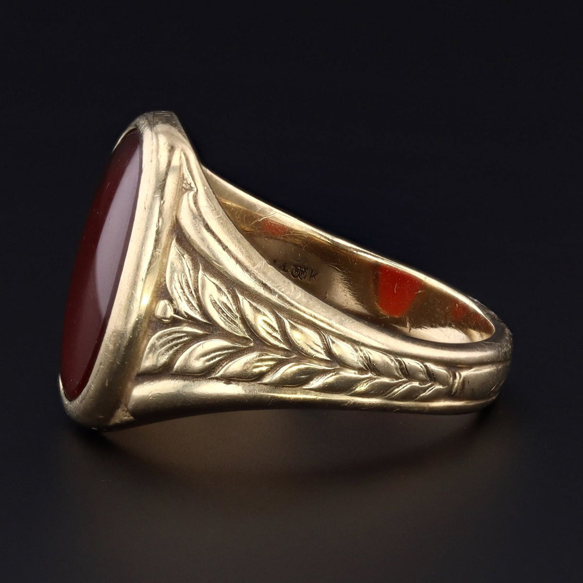 Carnelian Ring | Vintage Carnelian Ring - Trademark Antiques