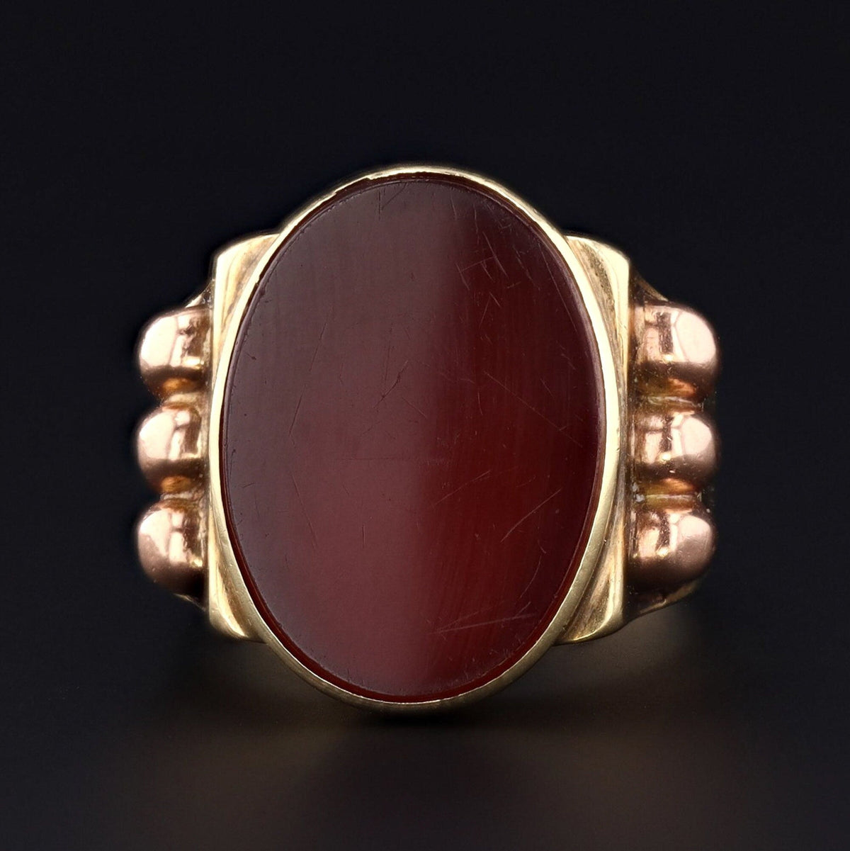 Carnelian Ring | Vintage Carnelian Ring - Trademark Antiques