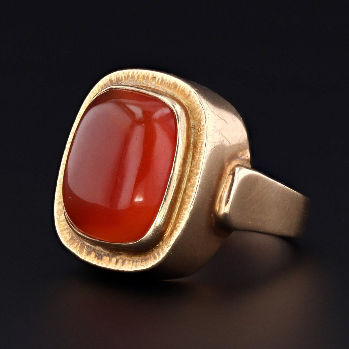Carnelian Ring | Vintage Carnelian Ring - Trademark Antiques