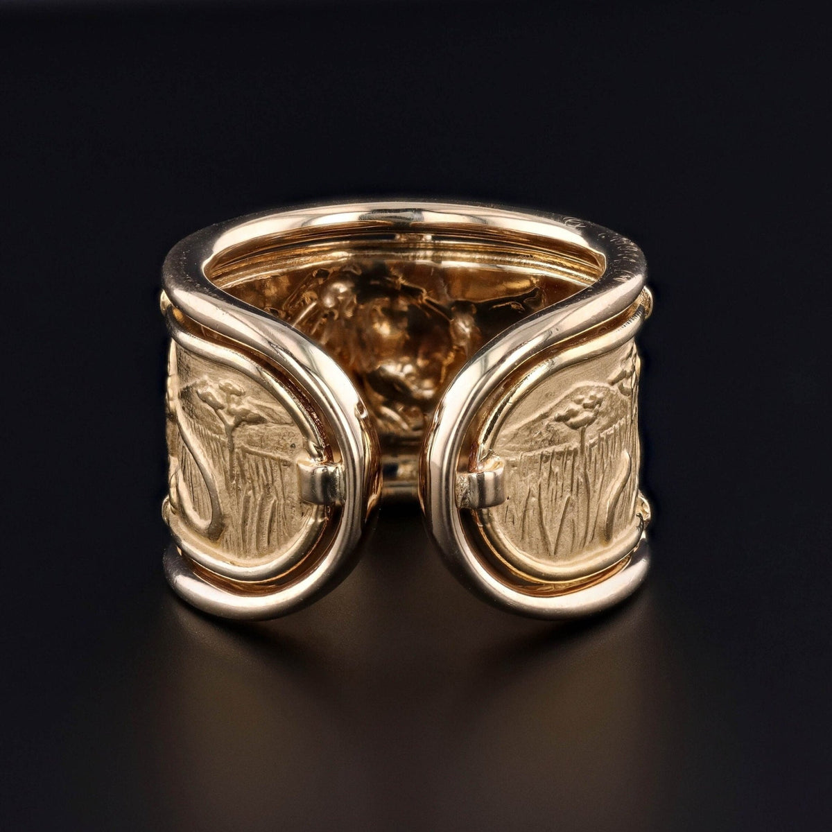 Carrera y Carrera Lion Pride Ring of 18k Gold - Trademark Antiques