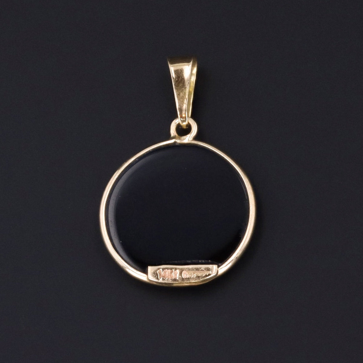 Cat Pendant | 14k Gold Cat Charm - Trademark Antiques