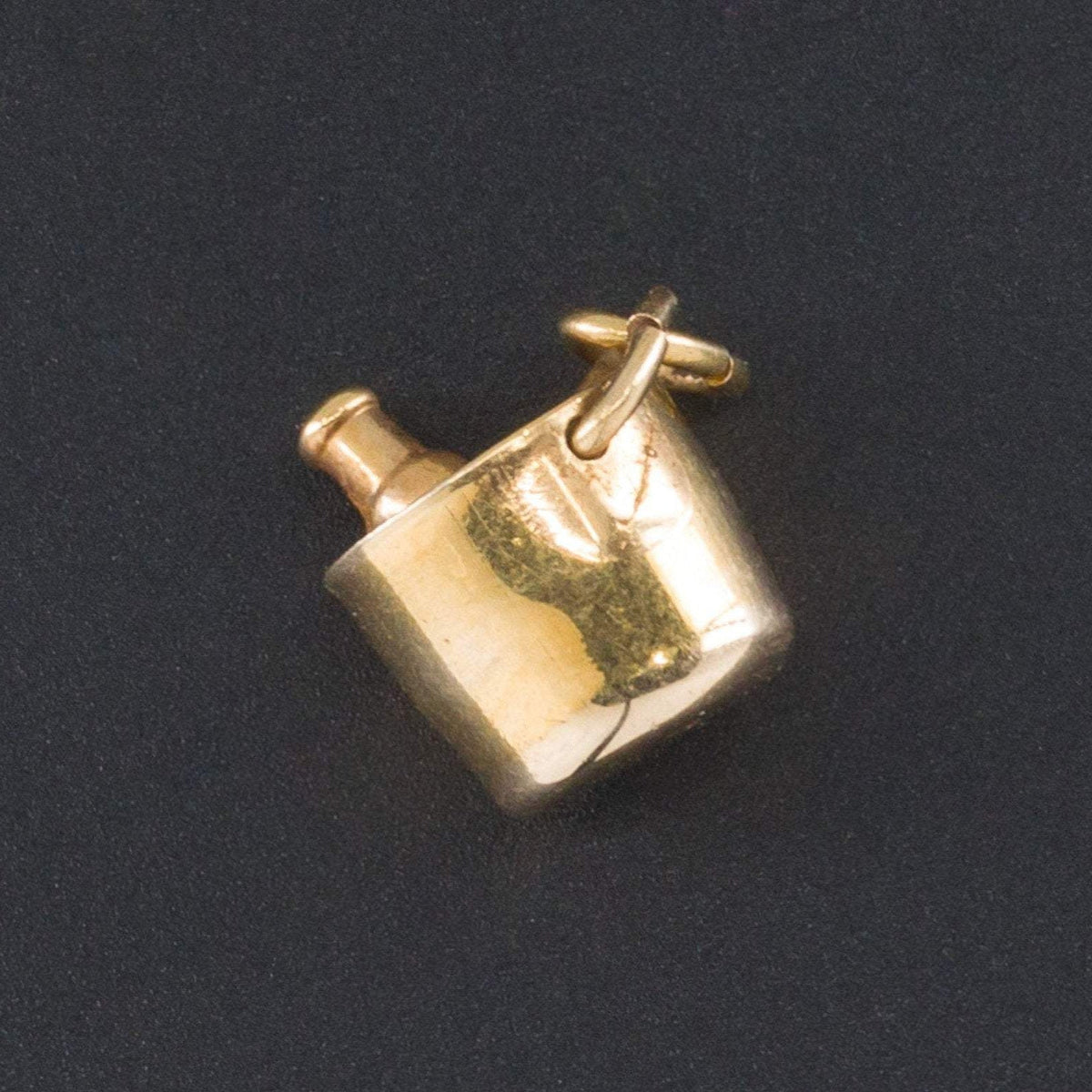 Champagne in Ice Bucket Charm | Celebration Charm - Trademark Antiques