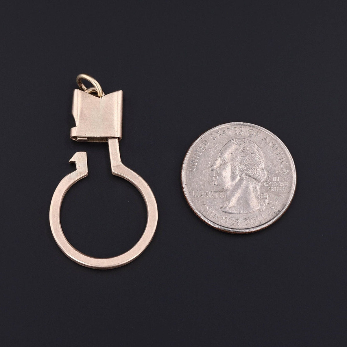 Charm Holder | 14k Gold Charm Holder - Trademark Antiques
