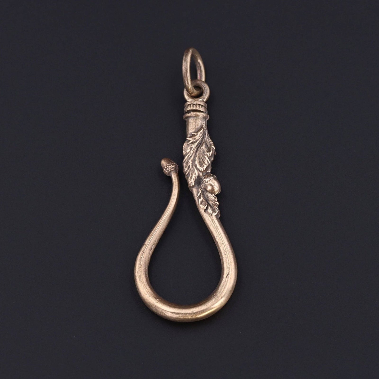 Charm Holder | 14k Gold Pendant or Charm Holder - Trademark Antiques