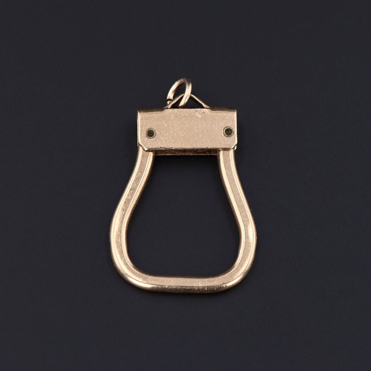Charm Holder | 14k Gold Pendant or Charm Holder - Trademark Antiques