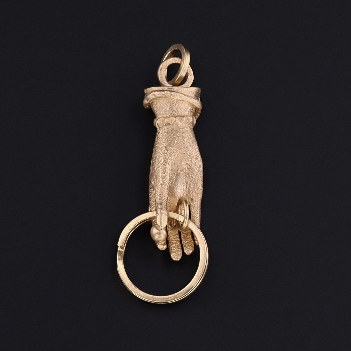 Charm Holder | 14k Gold Pendant or Charm Holder - Trademark Antiques