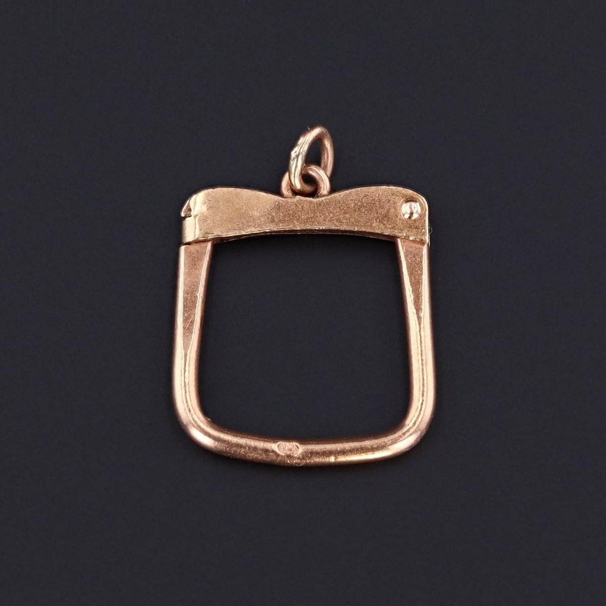 Charm Holder | 14k Gold Pendant or Charm Holder - Trademark Antiques
