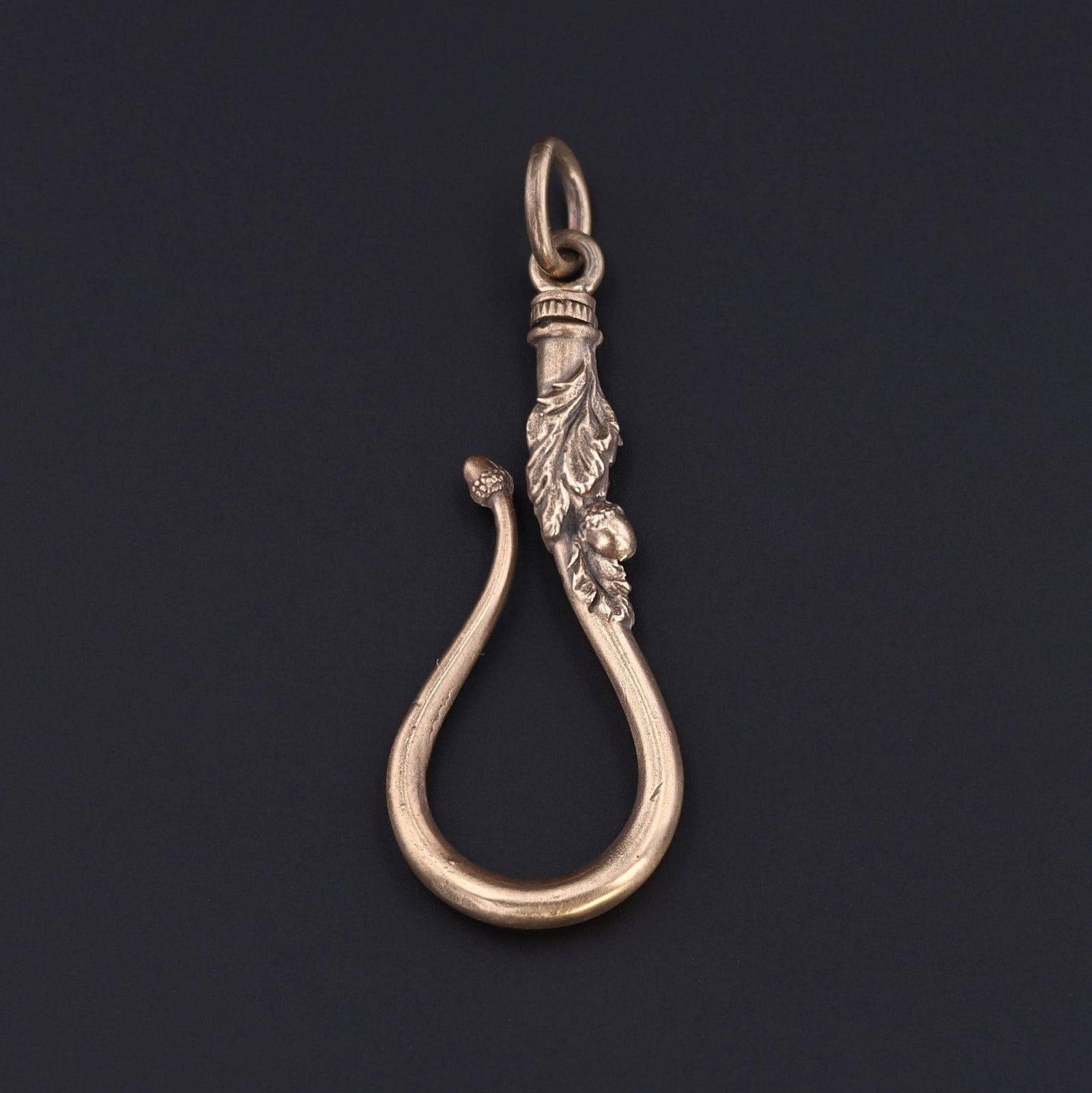 Charm Holder | 14k Gold Pendant or Charm Holder - Trademark Antiques