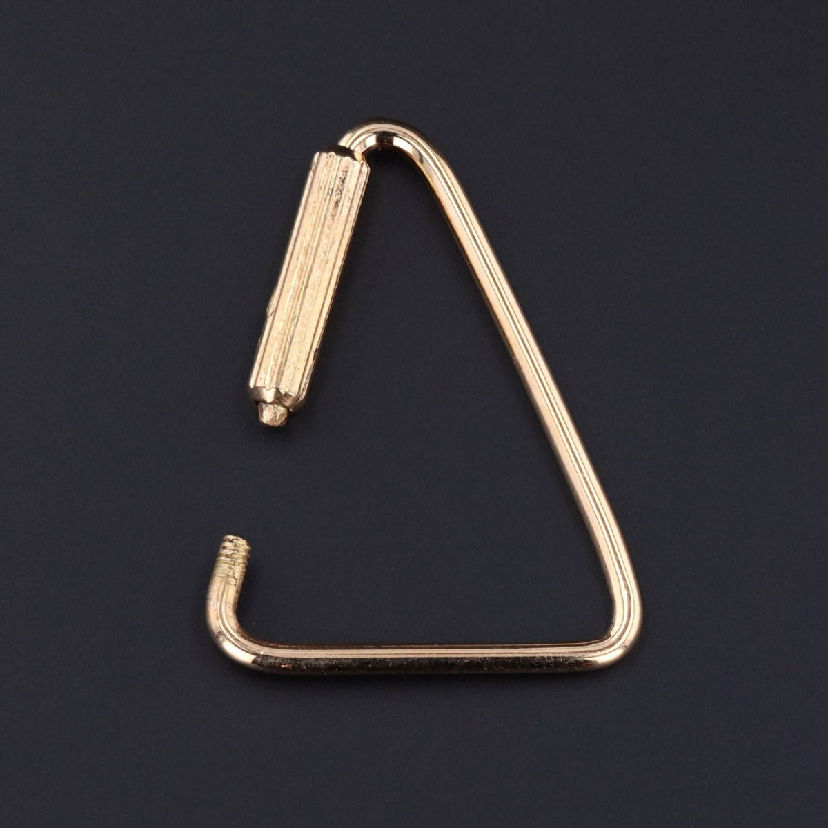 Charm Holder | 18k Gold Pendant or Charm Holder - Trademark Antiques