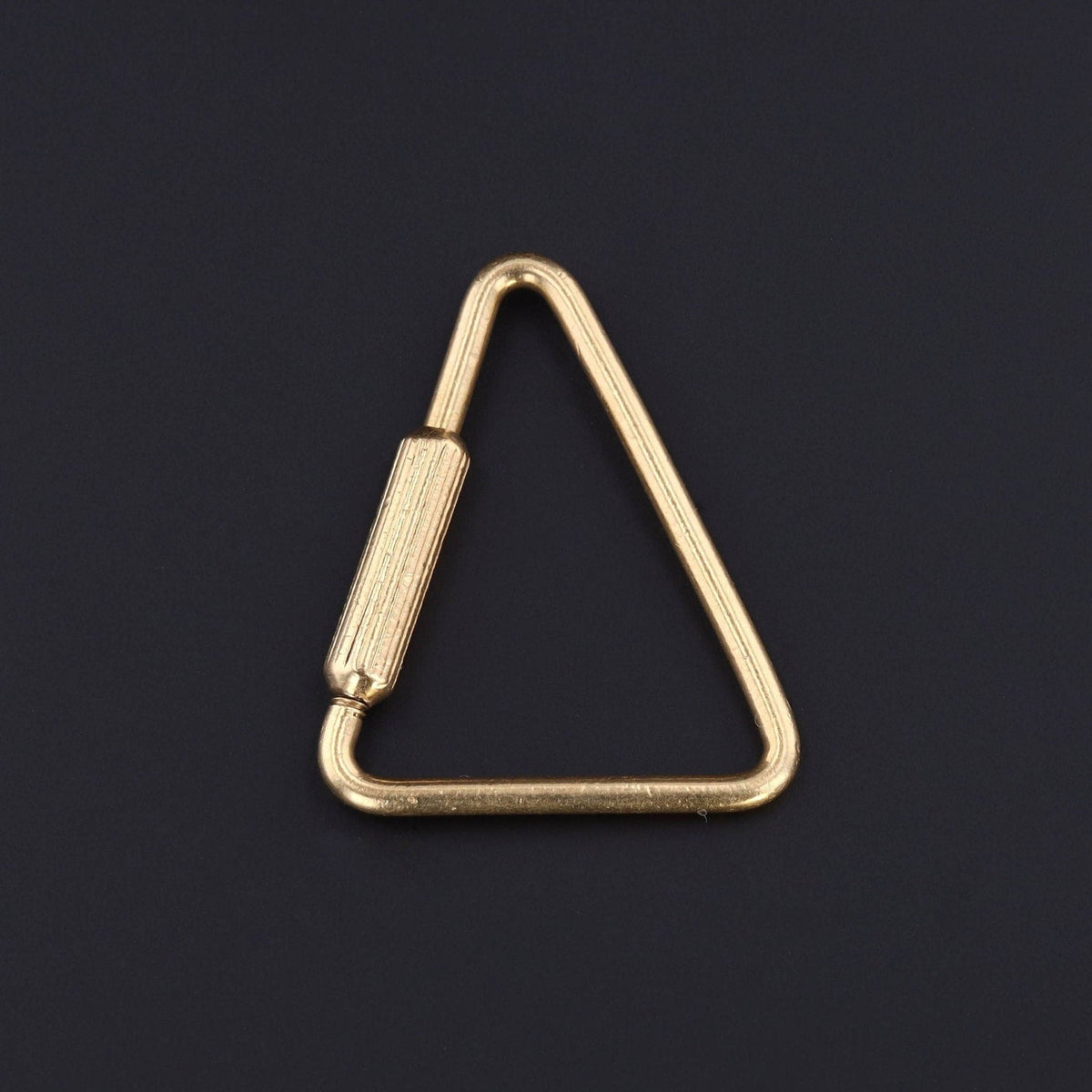 Charm Holder | 18k Gold Pendant or Charm Holder - Trademark Antiques