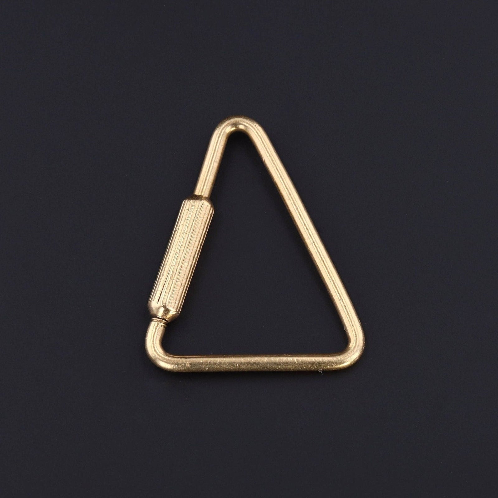 Charm Holder | 18k Gold Pendant or Charm Holder - Trademark Antiques