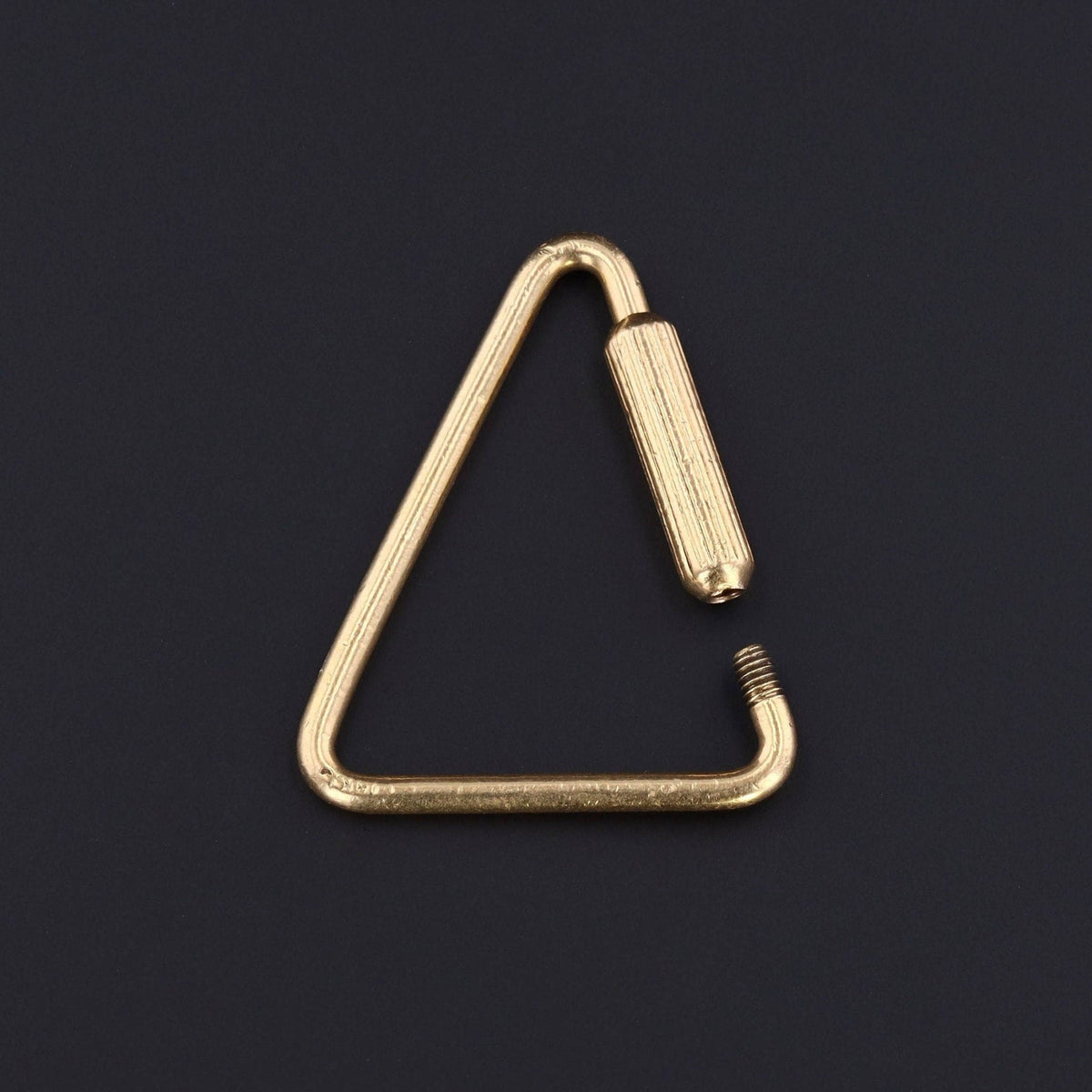 Charm Holder | 18k Gold Pendant or Charm Holder - Trademark Antiques