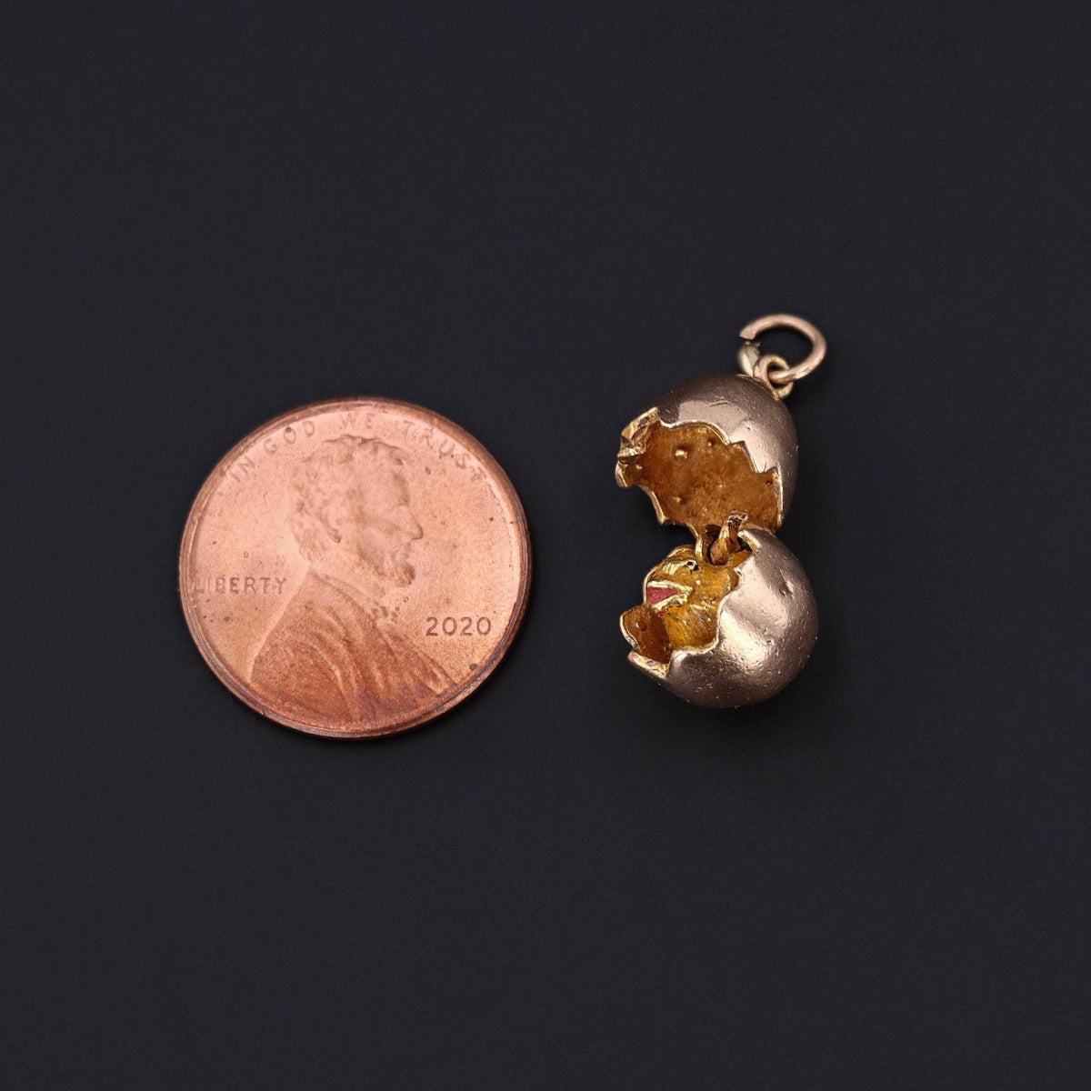 Chick Charm | Egg Pendant - Trademark Antiques