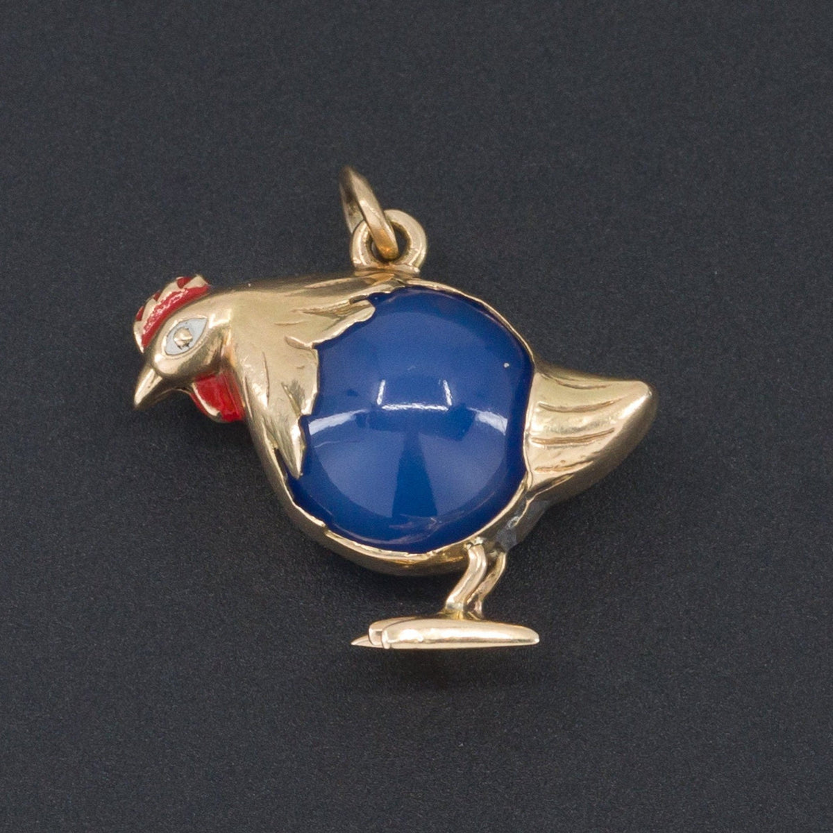 Chicken Charm | Vintage Chicken Charm - Trademark Antiques