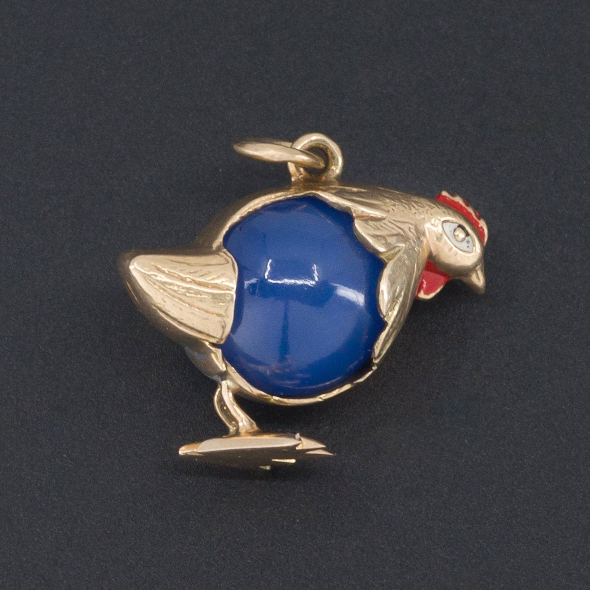 Chicken Charm | Vintage Chicken Charm - Trademark Antiques