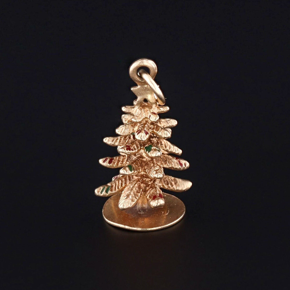 Christmas Tree Charm | 14k Vintage Charm - Trademark Antiques