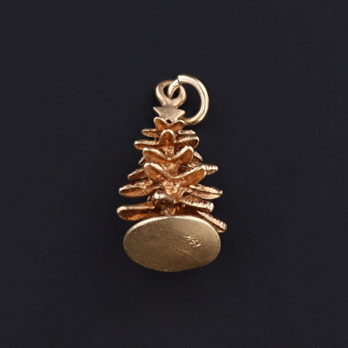 Christmas Tree Charm | 14k Vintage Charm - Trademark Antiques