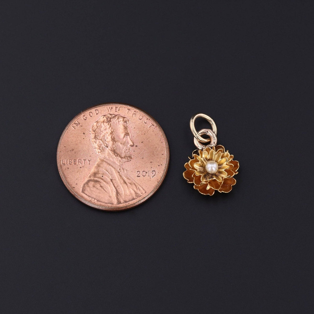 Chrysanthemum Charm | Flower Charm - Trademark Antiques