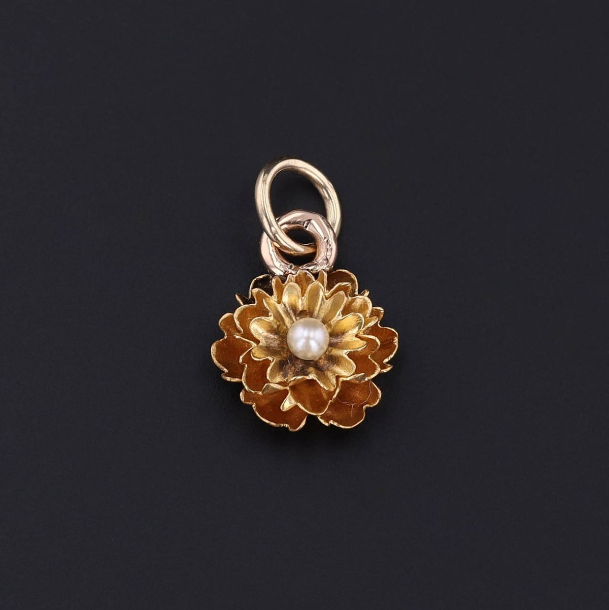 Chrysanthemum Charm | Flower Charm - Trademark Antiques