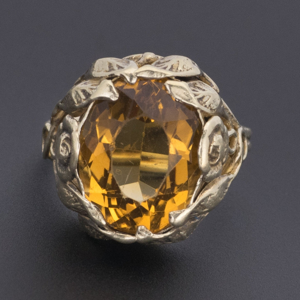Citrine Ring | Vintage Ring - Trademark Antiques