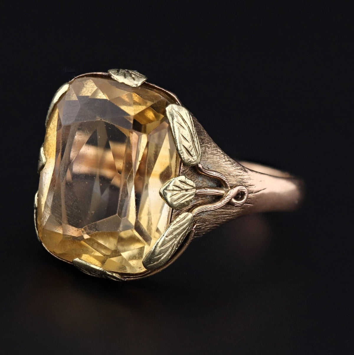 Citrine Ring | Vintage Ring - Trademark Antiques