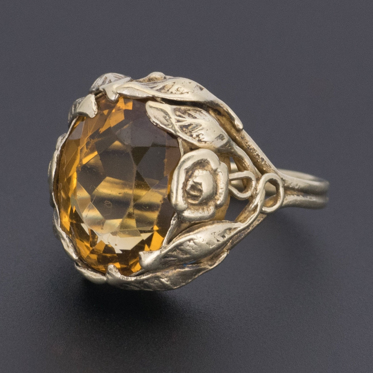 Citrine Ring | Vintage Ring - Trademark Antiques