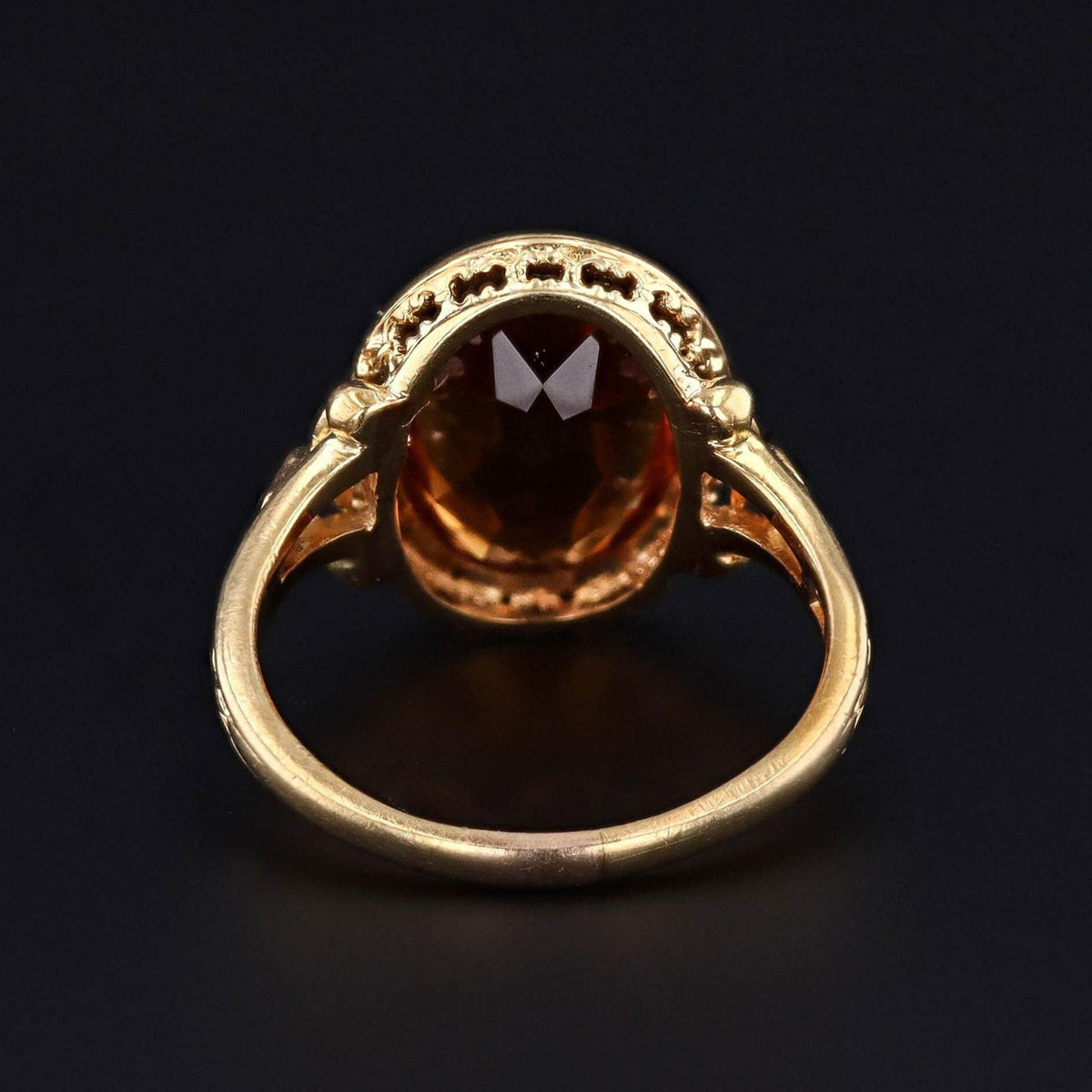 Citrine Ring | Vintage Ring - Trademark Antiques