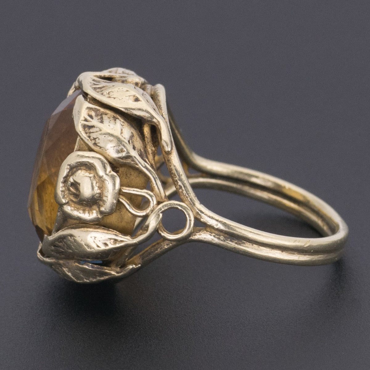 Citrine Ring | Vintage Ring - Trademark Antiques