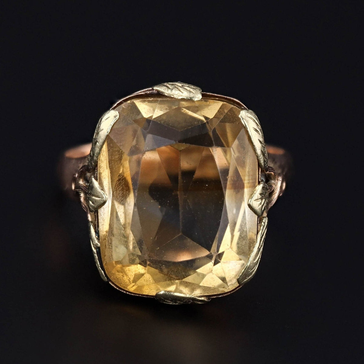 Citrine Ring | Vintage Ring - Trademark Antiques