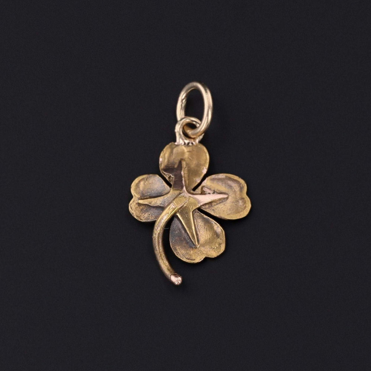 Clover Charm | Antique Clover Charm - Trademark Antiques