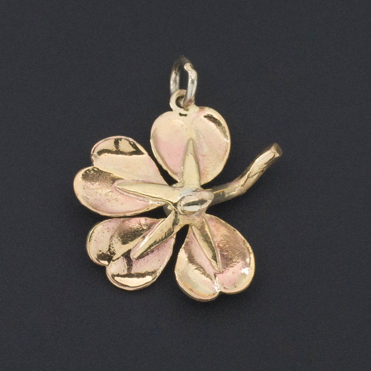 Clover Charm | Antique Clover Charm - Trademark Antiques