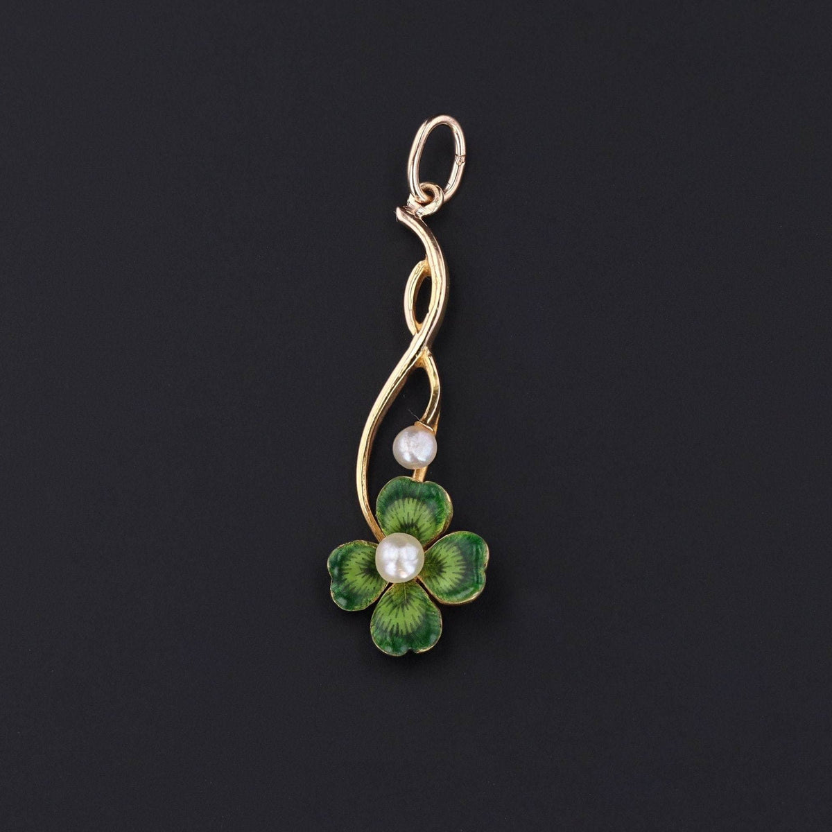 Clover Pendant | Antique Clover Pendant - Trademark Antiques