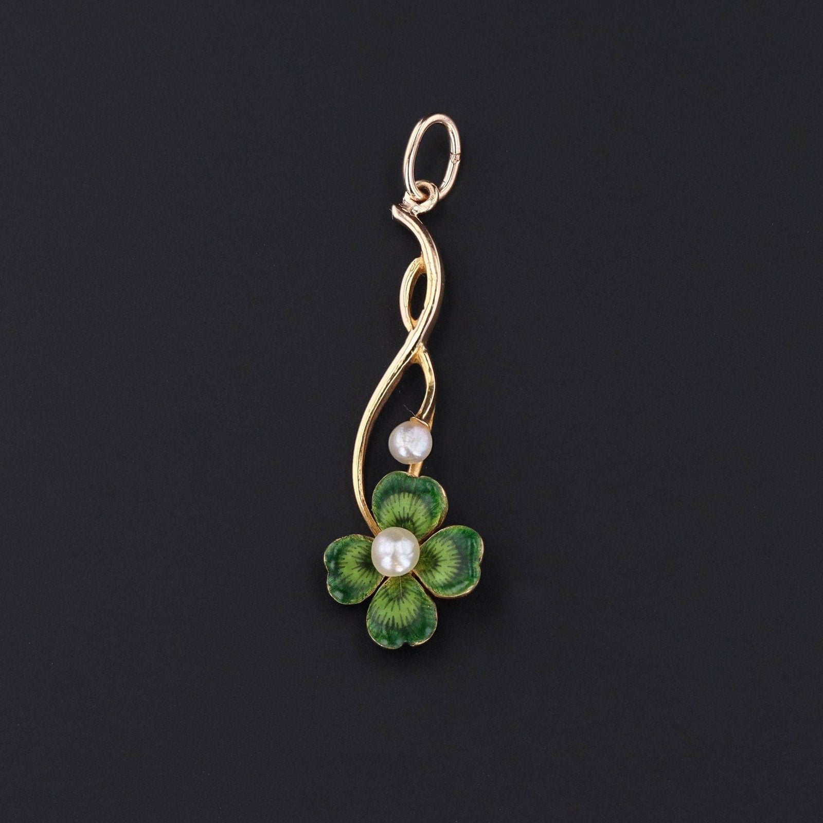 Clover Pendant | Antique Clover Pendant - Trademark Antiques