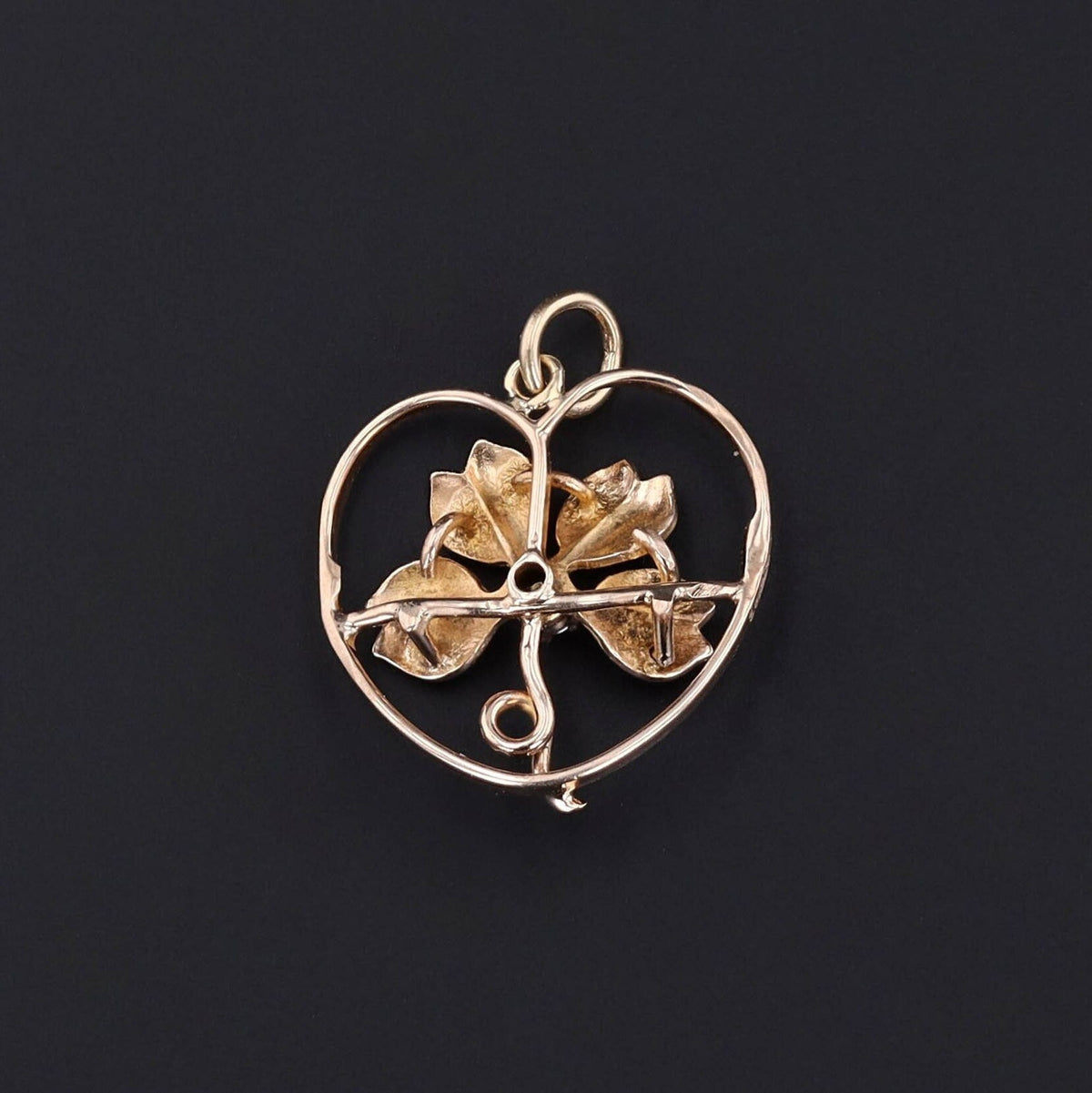 Clover Pendant | Heart Pendant - Trademark Antiques