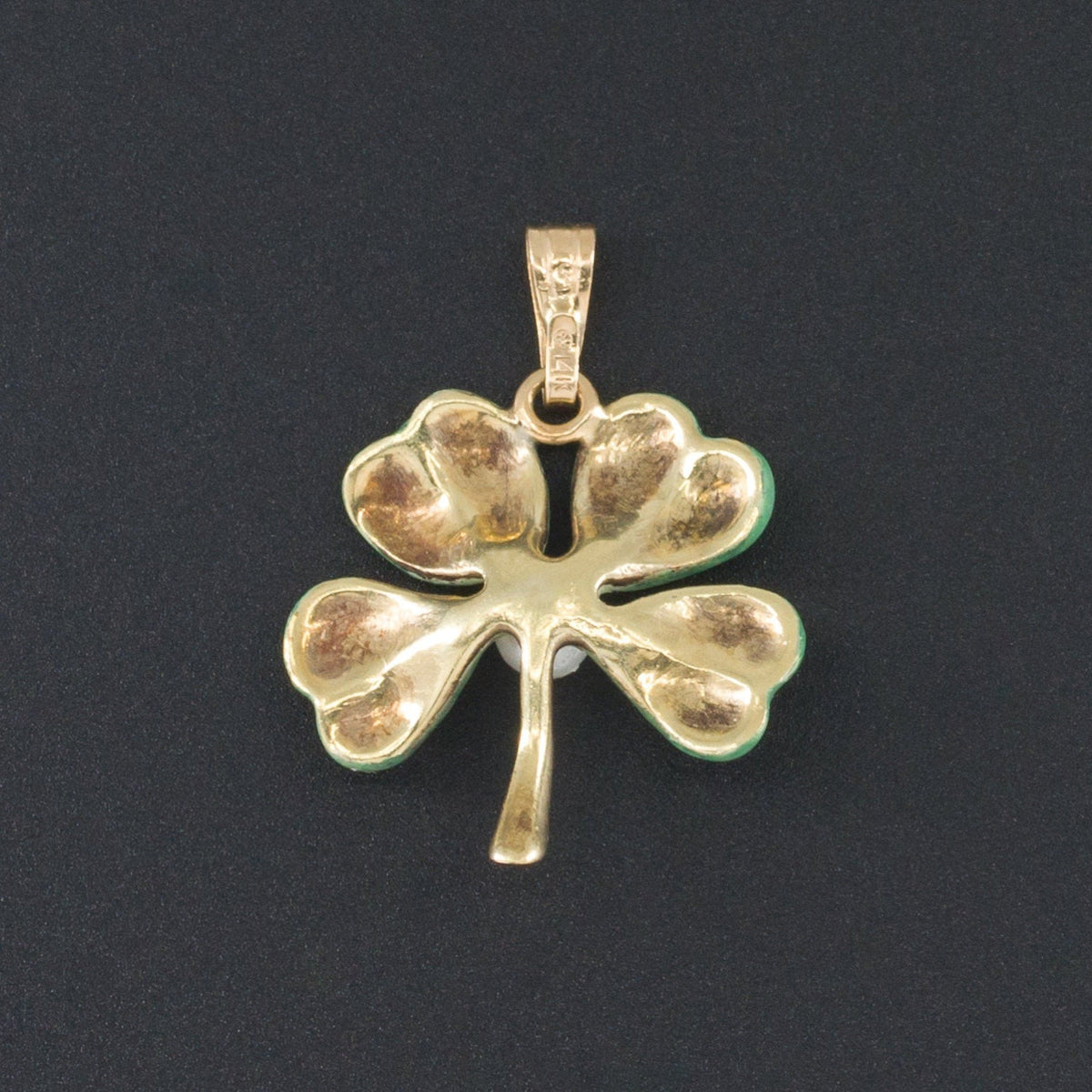 Clover Pendant | Vintage Clover Pendant - Trademark Antiques